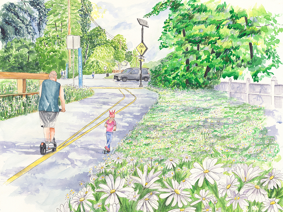 Scooting by Daisies Thumbnail Placeholder